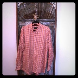Pendleton orange plaid shirt